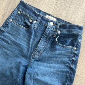 Madewell high rise slim boy Jean